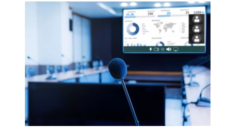 audio visual setup for conference rooms